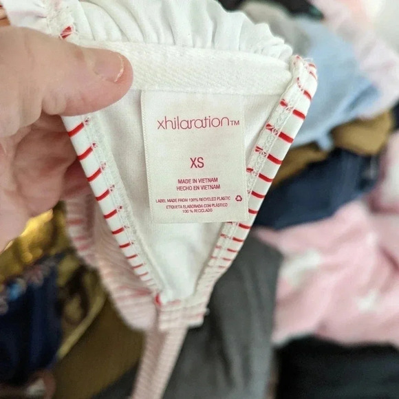 Bandeau Striped Bikini Top XS - Picture 5 of 5